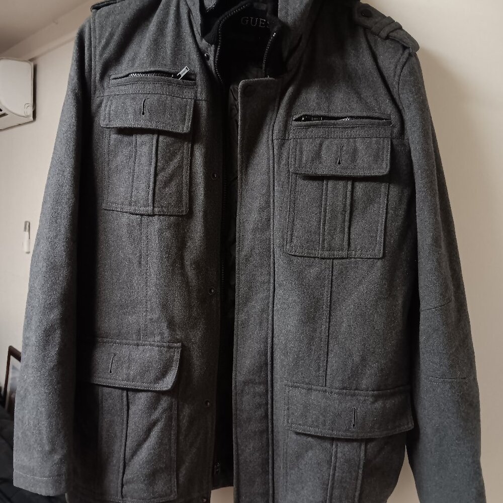 GUESS ,SIZE L ,GREY COLOR